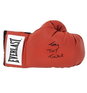 Tony Tucker "TNT" Signed Everlast Red Boxing Glove - Schwartz COA - Picture 1 of 4