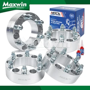 For GMC Chevrolet Silverado 1500 Suburban 4PC 2" Wheel Spacers Adapters 6x5.5 - Picture 1 of 13