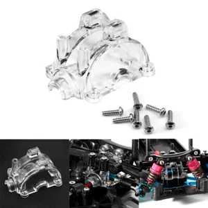 Modified Plastic Clear Front Rear Gearbox Cover For Tamiya TT02 1/10 RC Car - Picture 1 of 10