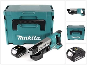 Makita DFR 550 M1J 18 V Akku Schnellbau Magazinschrauber im Makpac + 4,0 Ah Akku - Bild 1 von 5