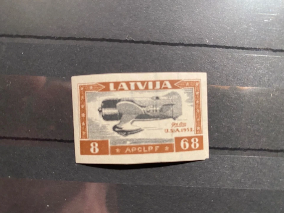 Letonia, Letonia, Sc CB21a imperf.; Mi 228B MNH/** Correo Aéreo/Correo Aéreo Foto 1 de 2