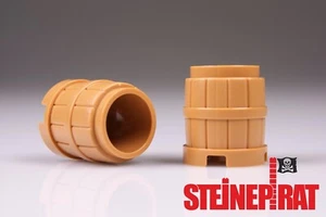 LEGO® 2x 2489 (-NEU-) / Fass / Tonne / Barrel / Behälter / nougat 26170 6365629 - Picture 1 of 1