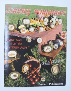 Burdett Publications More Country Miniatures Cross Stitch DB-14 Boxes Jar Lid 83 - Picture 1 of 4