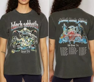 Remake Black Sabbath US Tour of 1974 anthrazit T-Shirt volle Größe S-5XL - Bild 1 von 3