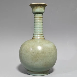 10.5" Antiguo horno oficial de la dinastía Canción de China Ru porcelana cielo cian botella de esmalte - Imagen 1 de 7