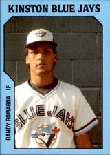 1985 Kinston Blue Jays TCMA #14 Randy Romagna Cherry Tree Pennsylvania PA Card