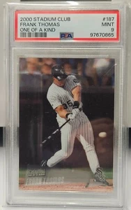 Frank Thomas 2000 Topps Stadium Club único en su clase/150 PSA 9 POP1 HOF #187 - Imagen 1 de 2