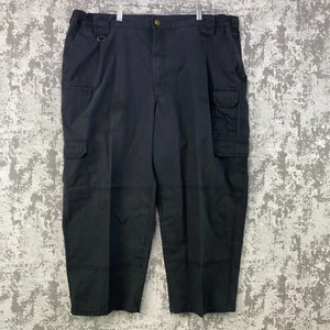 Mens Pro 5.11 Tactical Taclite Ripstop Cargo Pants 44 x 25 Black 74273 Altered H - Picture 1 of 16