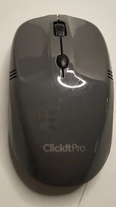 ClickitPro Wireless Optical Mouse Only Ergonomic Design No Dongle Included - Picture 1 of 10