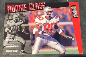 1996 Upper Deck Rookie Class Rickey Dudley Las Vegas Raiders #9 - Bild 1 von 2