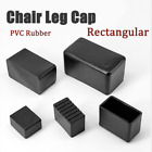 PVC Rubber Rectangular Chair Leg Cap Covers Rubber Feet Protector Width:10-60mm