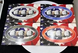 2004 State Quarter Set Collection Gold, Platinum, Philadelphia , And Denver - Picture 1 of 10