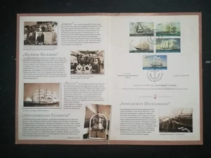 Germany 2005 - Large (A4) Folder / Booklet - SAILSHIPS - Special Cancellations - Picture 1 of 2