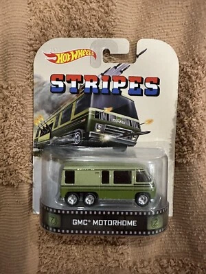 Autocaravana Hot Wheels Retro Entertainment Series Stripes GMC 2013 Foto 1 de 2