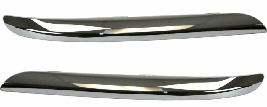 New Front Chrome Bumper Molding Trim Set For 2011- 2014 Chrysler 300 Sedan Foto 1 de 1