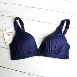 Tommy Bahama Women's Bikini Swim Top Size XXS Navy Blue Swimsuit Bra Wire Free - Picture 1 of 3