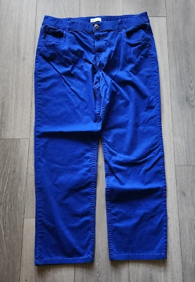 Pantalones chinos Kim Rogers para mujer 16 azul real 37 x 28,5 vestido informal elástico Foto 1 de 4