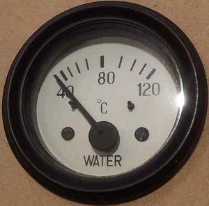 MEDIDOR DE TEMPERATURA DEL AGUA 12v BISEL NEGRO 52MM DIÁMETRO - Imagen 1 de 1