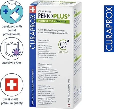PERIOPLUS CURAPROX Perio Plus Protect Mundspülung 200 ml 🦷🌿 – CHX 0,12% & Citrox