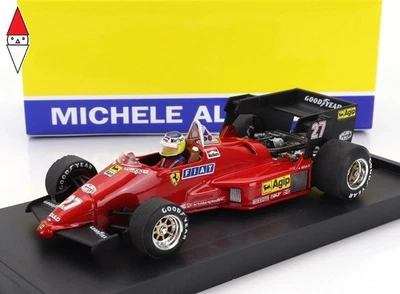 1/43 BRUMM FERRARI F1 126C4 N 27 WINNER BELGIUM GP 1984 MICHELE ALBORETO - Immagine 1 di 2