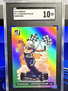 Jonathan Taylor 2022 Donruss Downtown SGC 10 - Picture 1 of 2