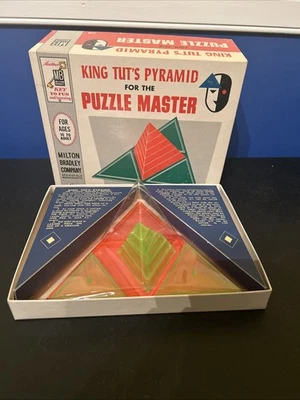 1962 Milton Bradley KING TUT'S PYRAMID for the Puzzle Master Game Vintage - Image 1 of 3