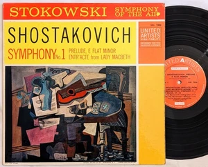 UAL 7004 lp STOKOWSKI Symphony Of Air SHOSTAKOVICH cover art PICASSO mono 1959 - Picture 1 of 5