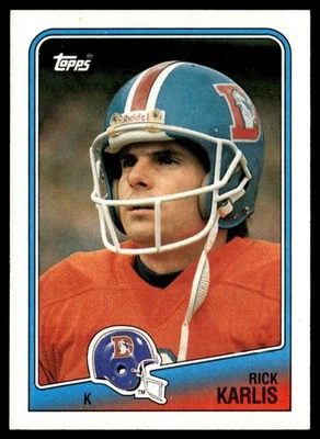 1988 Topps Rich Karlis Denver Broncos #29 - Image 1 of 2
