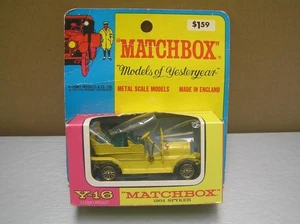 Matchbox Models of Yesteryear Y16 - 1904 Spyker in rare Fred Bonner box MIB - Picture 1 of 6