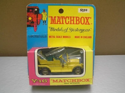 Matchbox Models of Yesteryear Y16 - 1904 Spyker in rare Fred Bonner box MIB - Image 1 of 4