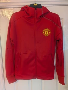 Manchester United Adidas 2016 Full Zip Hoody Size Small VGC - Picture 1 of 11