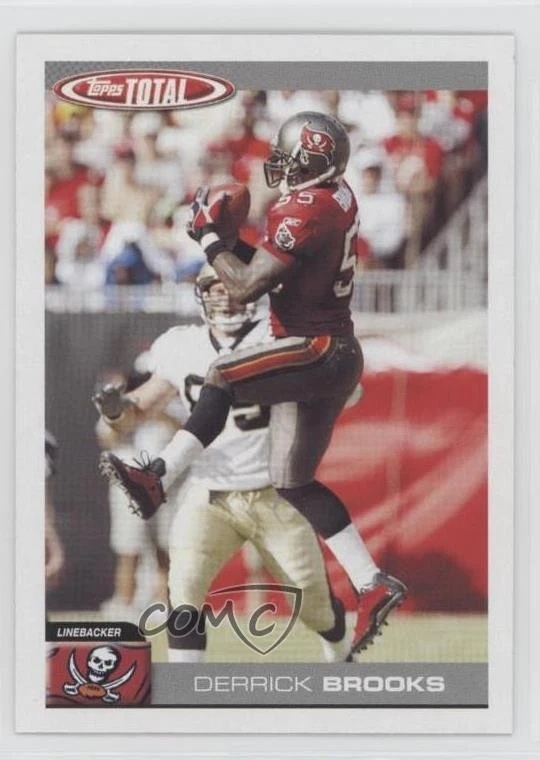 2004 Topps Total Derrick Brooks #203 HOF - Image 1 of 2