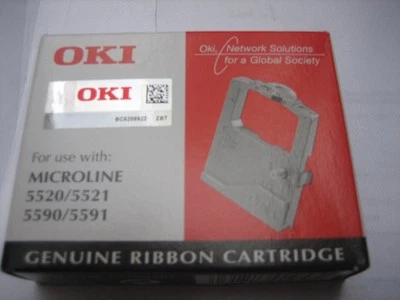 OKI Ink Ribbon ML-5520 Microline 5521 5590 5591 Ribbon Part Number 01126301 - Image 1 of 4