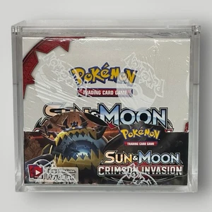 2017 Pokemon TCG Sun & Moon Crimson Invasion Booster Box Factory Sealed - Picture 1 of 6