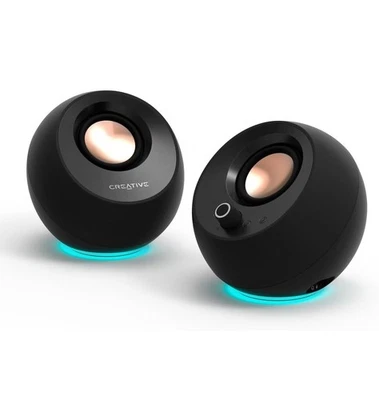 Altavoces Creative Pebble Pro Bluetooth Estantería Computadora Luces RGB Selladas Foto 1 de 4
