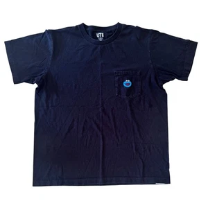 Uniqlo UT Kaws Sesame Street Cookie Monster Pocket Tee Shirt Mens L - Picture 1 of 6