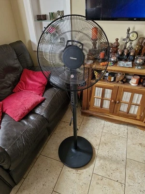 Tristar Black 16" Pedestal Smart Fan With App For Smartphone - Image 1 of 4