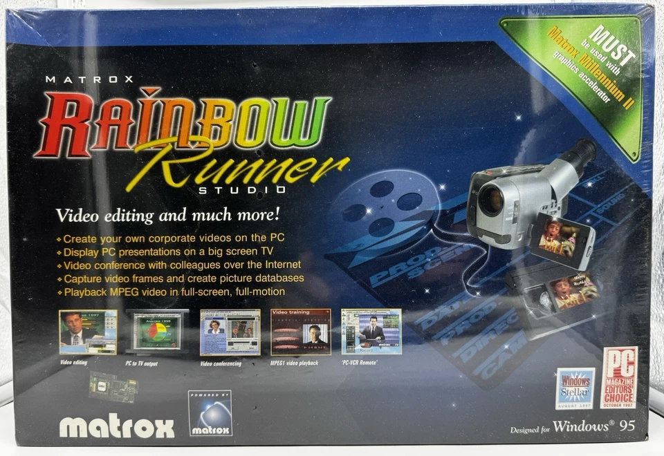 Matrox Rainbow Runner Studio for Matrox Millennium II Graphic Board - Image 1 of 4