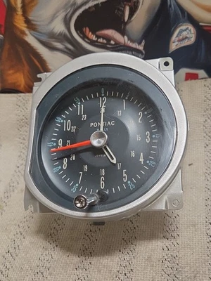  Reloj Pontiac GTO Tempest LeMans 1964 1965 1966 1967 reparado funcionando Foto 1 de 4