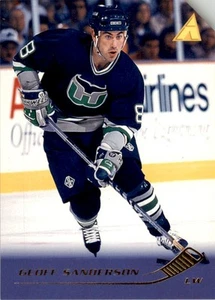 1995 Pinnacle Sample #38 Geoff Sanderson Hartford Whalers - Picture 1 of 2