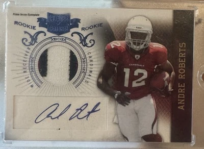 2010 Plates & Patches Andre Roberts 21/25 (AU, RC) #201 Nameplate Patch Auto - Image 1 of 2