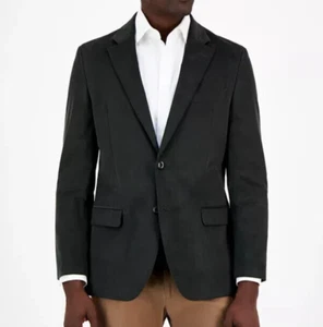 46R Nautica Men's Modern-Fit Solid Stretch Corduroy Elbow Patch Sportcoat E03226 - Picture 1 of 5