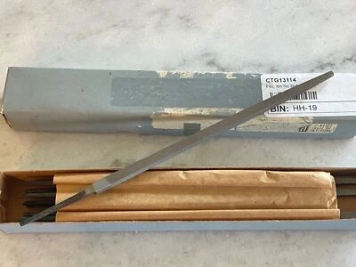 1 new NICHOLSON #13114 - 8" Square Second 2ND Cut Hand File, Made in USA - Image 1 of 4