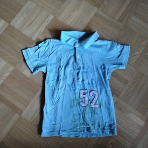 Poloshirt Polo T-Shirt hellblau blau C&A Gr. 116 - Bild 1 von 3