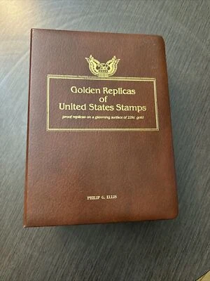 60 Golden Replicas of First Day Issue Stamps + Album - 22kt gold - 1987-1989 - Image 1 of 4
