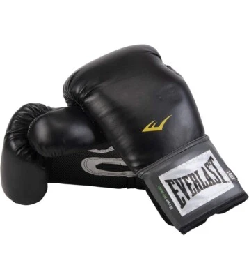 Черные тренировочные перчатки EVERLAST Pro Style 12 унций - Изображение 1 из 4