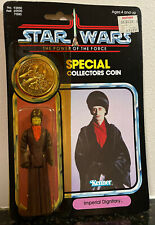 STAR WARS 1984 KENNER POTF   Coin Imperial Dignitary 92 Back   Sealed Unopened