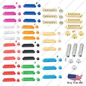Juego de perillas de cubierta de pastilla de guitarra 48/50/52 para Fender SQ ST multicolores - Imagen 1 de 16