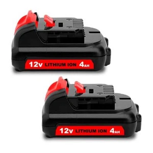 Lizone 2 PIEZAS NUEVA DCB122 4.0Ah Batería para Dewalt 12V Max Premium 2.0Ah Batería - Imagen 1 de 9
