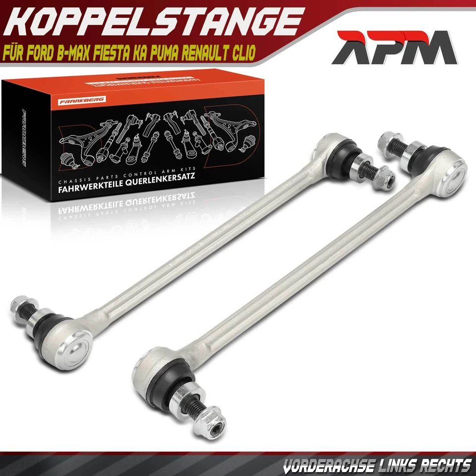2x Koppelstange Vorne L+R für Ford B-Max Fiesta KA Puma Renault Clio Mazda 2